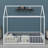 Floor Bed With Door And Fence,Floor Beds With Roof, Metal House Bed Frame-558922503-558922501