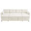 Canapé-lit modulaire moderne en U avec canapé-lit de 107 po avec amplement d'espace de rangement et ports USB pour le salon-1222919492
