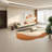 Log cream-style in-line sofa