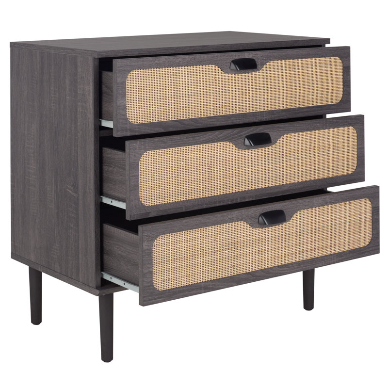 Norene Accent Chest, Distressed Black
