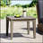 Hampton Acacia Wood Side Table with Durable Construction and Sleek Design for Outdoor Use-1744269877
