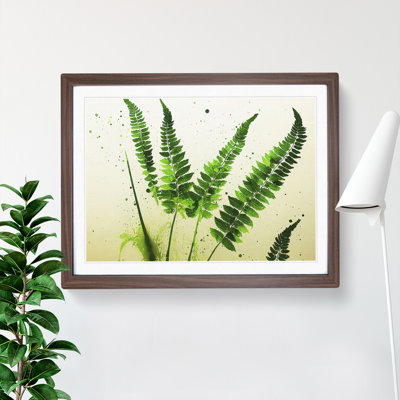 Fern Leaf Splash Vol.3 1 Piece Single Picture Frame Painting