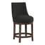 Vesper Upholstered Stool with Solid Wood Frame-1203505033-1203505037