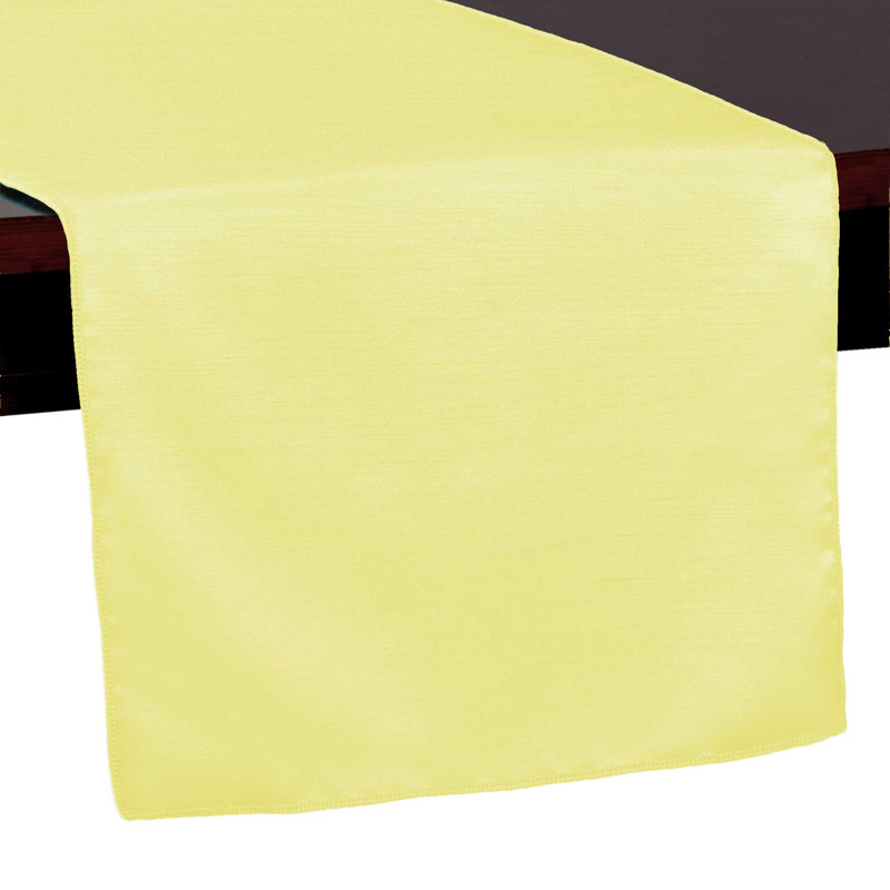 Majestic Table Runner, 3, Cornsilk Light Yellow, 54" x 14"
