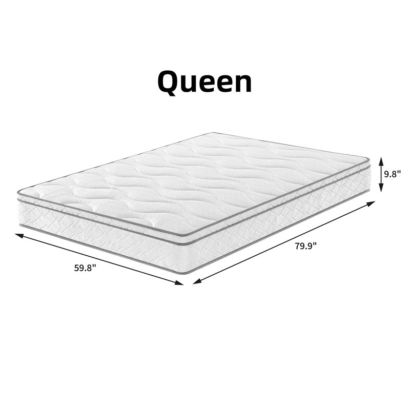 Matelas hybride, 10", Grand lit