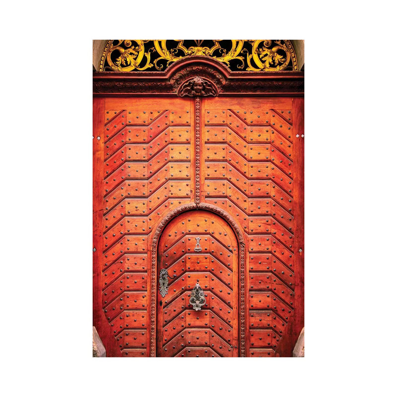 Doors Of Prague by Ann Hudec - Wrapped Canvas Print, 20.32 cm H x 30.48 cm W