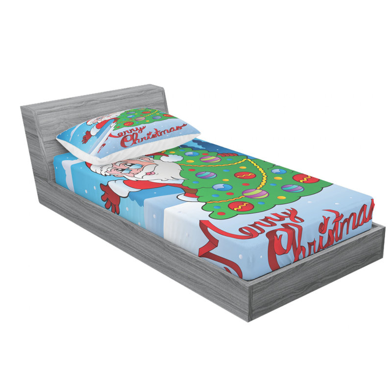 Microfiber Sheet Set, Twin Sheet Set with Fitted Sheet