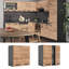 Biagio 60Cm H x 60Cm W x 31Cm D Oak Wall Unit-61160479