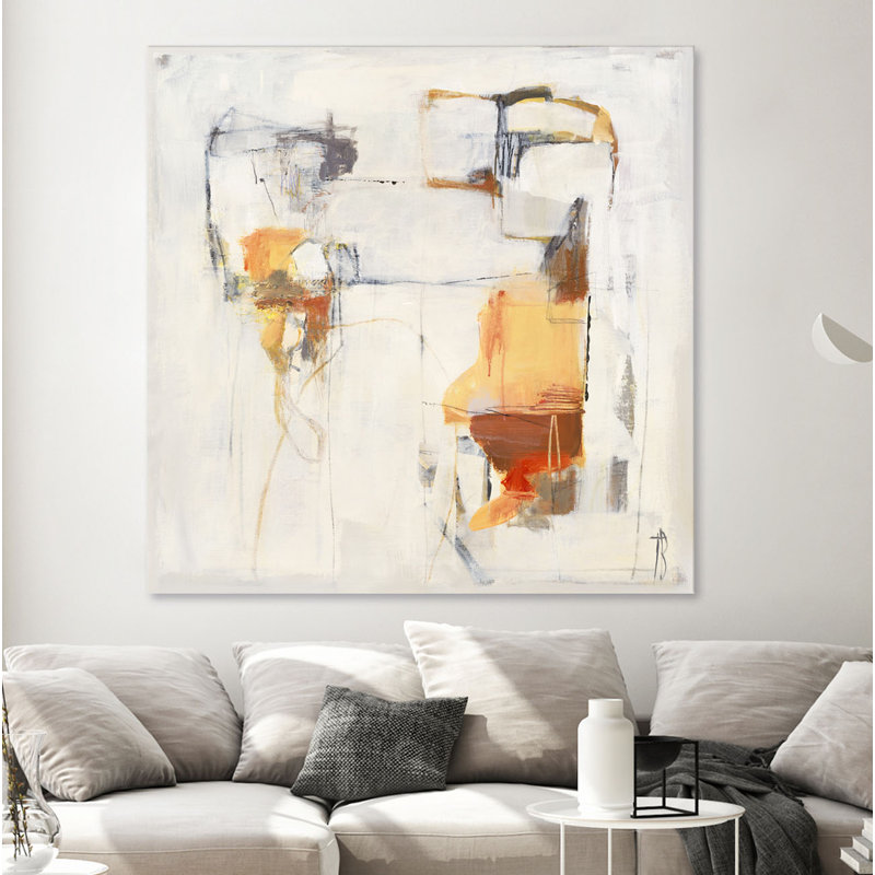 «Road Map II» par Terri Burris, reproduction d'art sur toile tendue, H 84 po x l 84 po x P 1,5 po