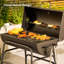 VonHaus 99.5cm W Charcoal Grill