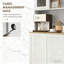 Armoire de rangement avec tablettes réglables, armoire de cuisine pour la maison