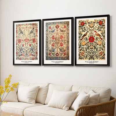 Collection sur toile encadrée personnalisée - 3 pièces