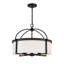 Luminaire suspendu tambour 4 lumières