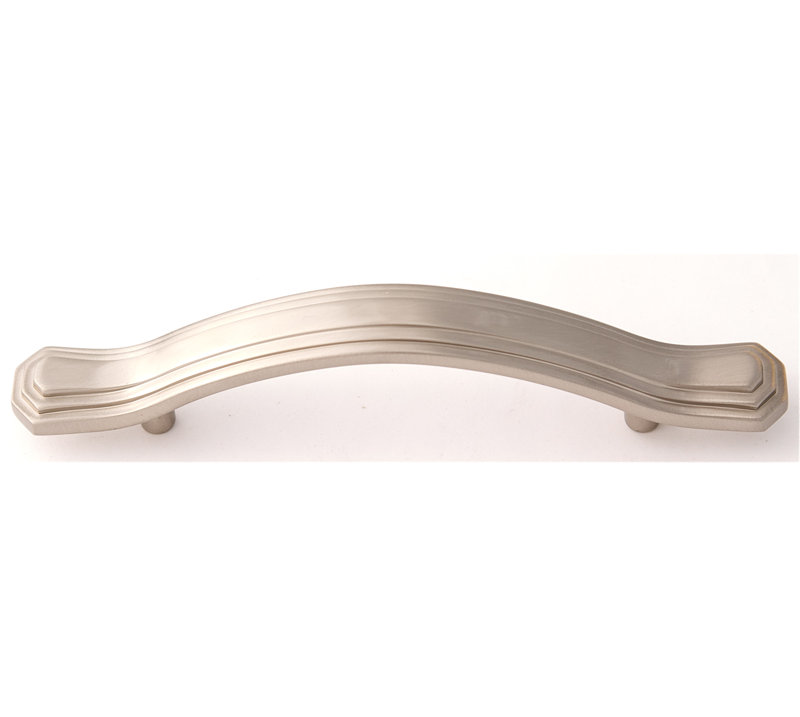 Geometric Arch Pull, Satin Nickel
