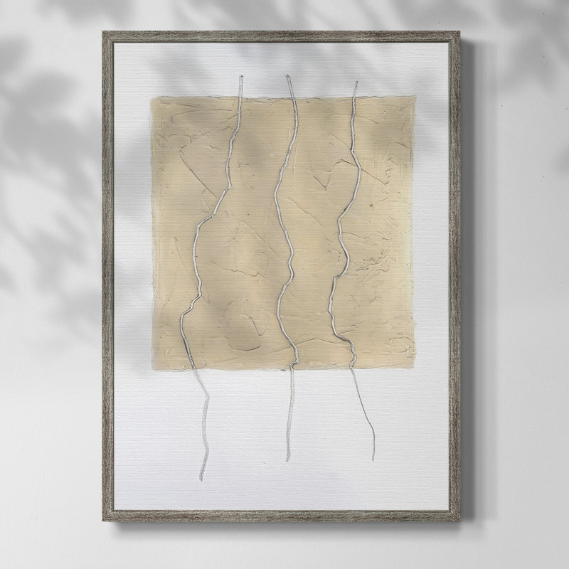 «Divided Plot I», reproduction encadrée - bois massif, H 21 po x l 17 po