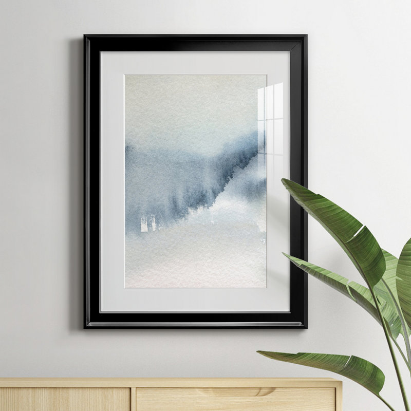 Summer Rain II - peinture encadrée, H 22,5 po x l 30,5 po x P 1,5 po, Noir