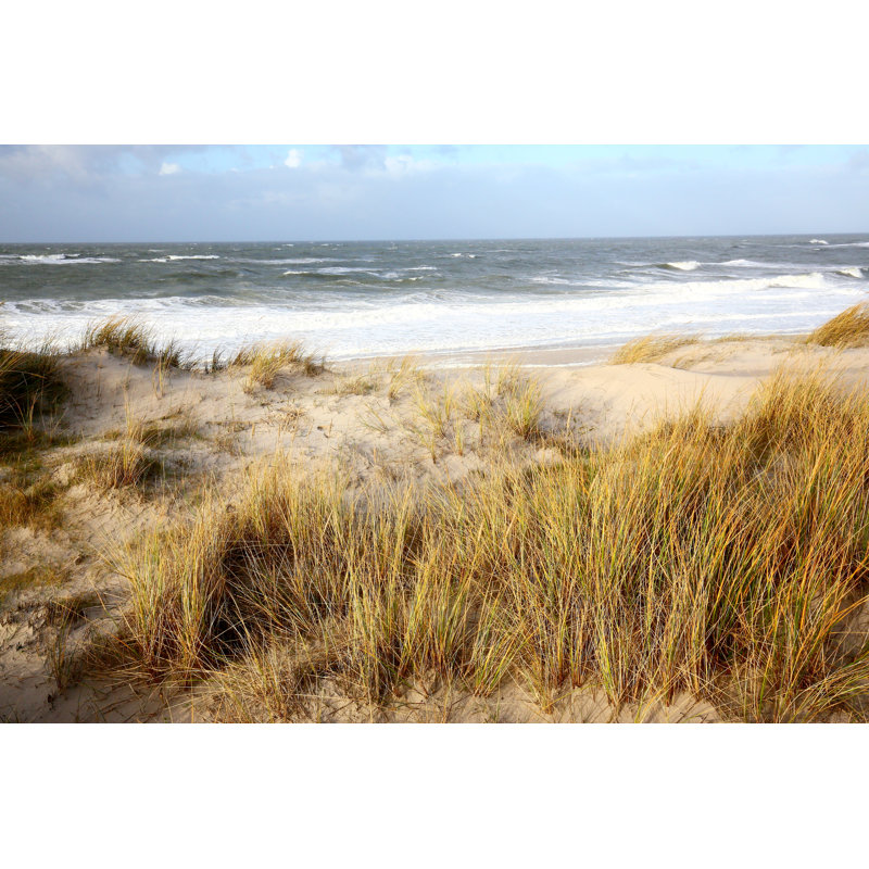 Stormy North Sea - Wrapped Canvas Print, 30cm H x 46cm W x 3.8cm D