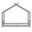 Lit simple pour enfant avec structure en bois massif, conception de maisonnette, lattes de soutien, sans sommier, gris-1971980319-1971980318