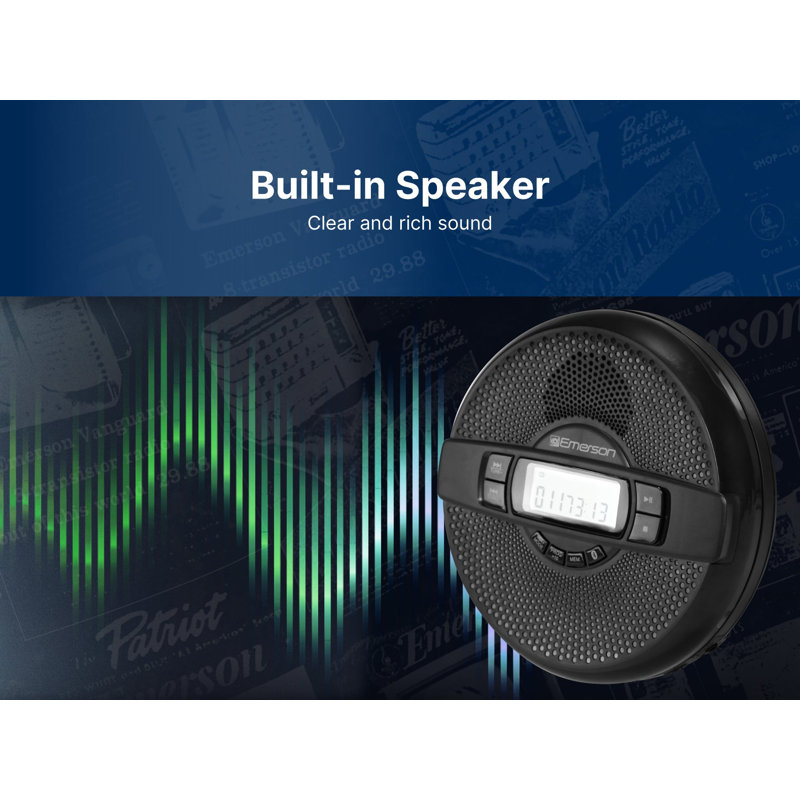 CD Player with FM Radio & Speaker