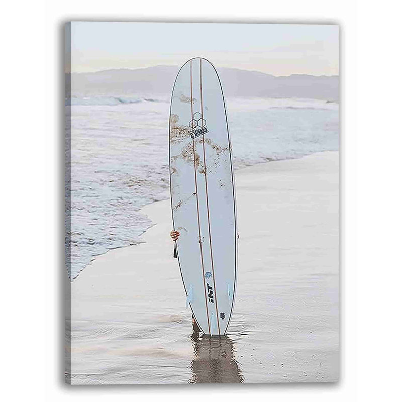 Bednarz planche de surf sur toile, H 16 po x l 12 po x P 1 po