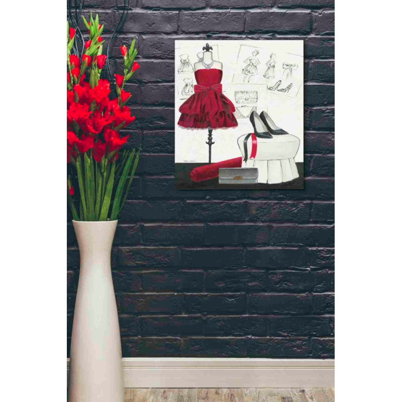 «Dress Fitting II» par Marco Fabiano, art mural sur toile, H 24 po x l 20 po x P 0,75 po