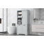 Armoire de salle de bain H 68 po avec panier à linge inclinable Fleurine-1885802804
