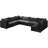 Ensoll Velvet U-Shaped Sectional Reversible-649899244