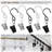 50Pcs Curtain Clips Curtain Hooks With Clips Hanging Clips Curtain Hooks