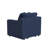 Lockheart 32" Accent Chair Slope Arm Blue-126756035