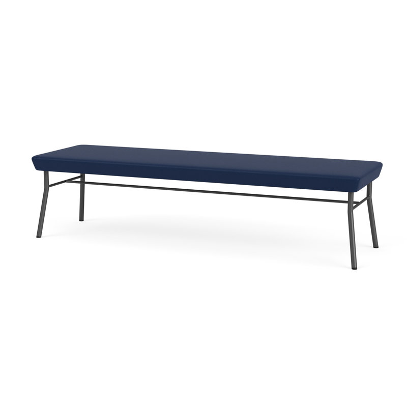 Banc en métal 3 places Chat, Gris anthracite, Modena Ink