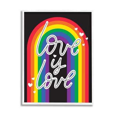 " Love LGBTQ Pride Rainbow " by Angela Nickeas