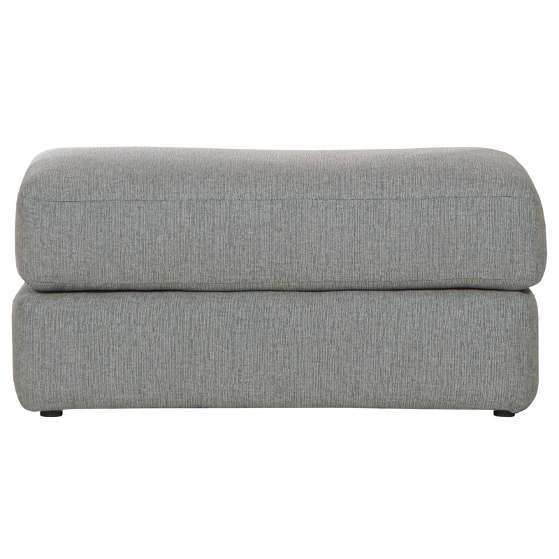 Repose-pieds Huckabee, 100 % polyester bleu