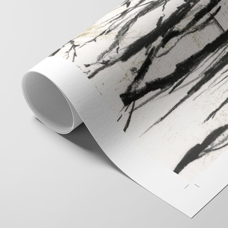 Gilded Winter I - Impression sur toile seulement - NON-CADRE, H 12 po x l 8 po