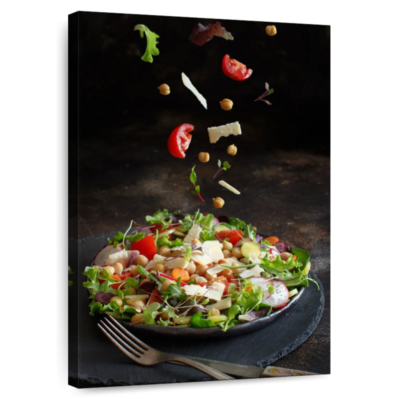 Yarlin Chickpea Salad, 51" H x 34" W