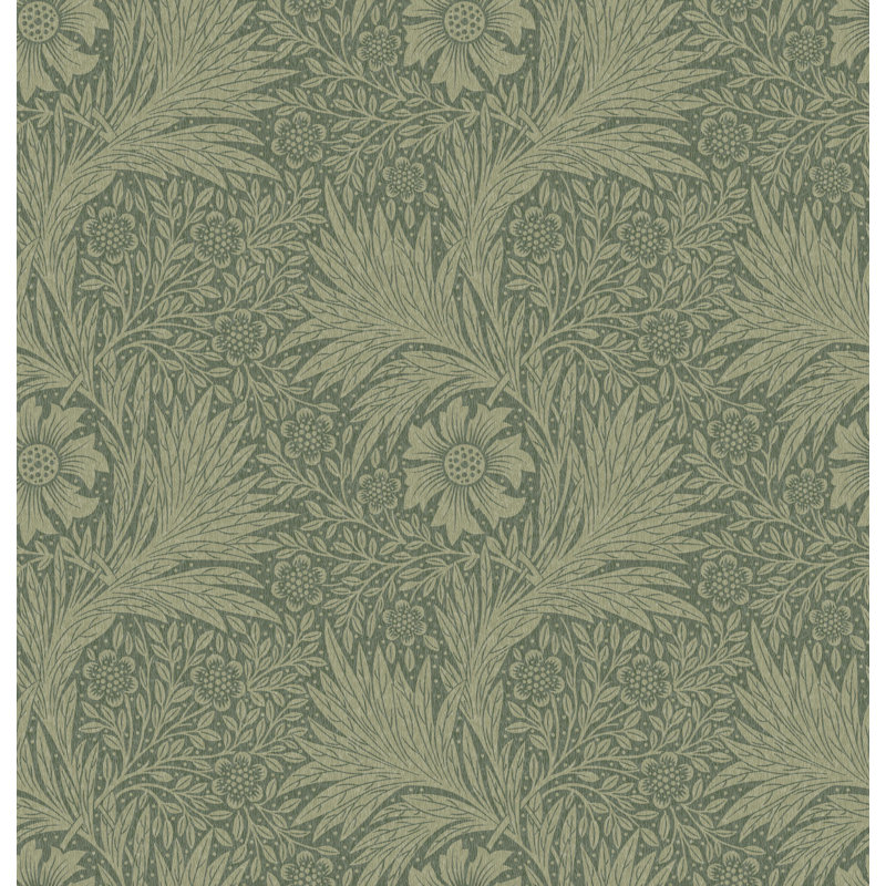 Papier peint floral rétro avec motif floral de vigne, Peel and Stick