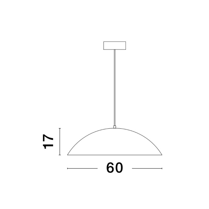 1 - Light White LED Pendant
