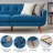 77.2" W Linen Sofa Couch, Mid Century Modern Decor Loveseat Couches For Living Room, Button Tufted Upholstered Small Couch For Bedroom-503323581