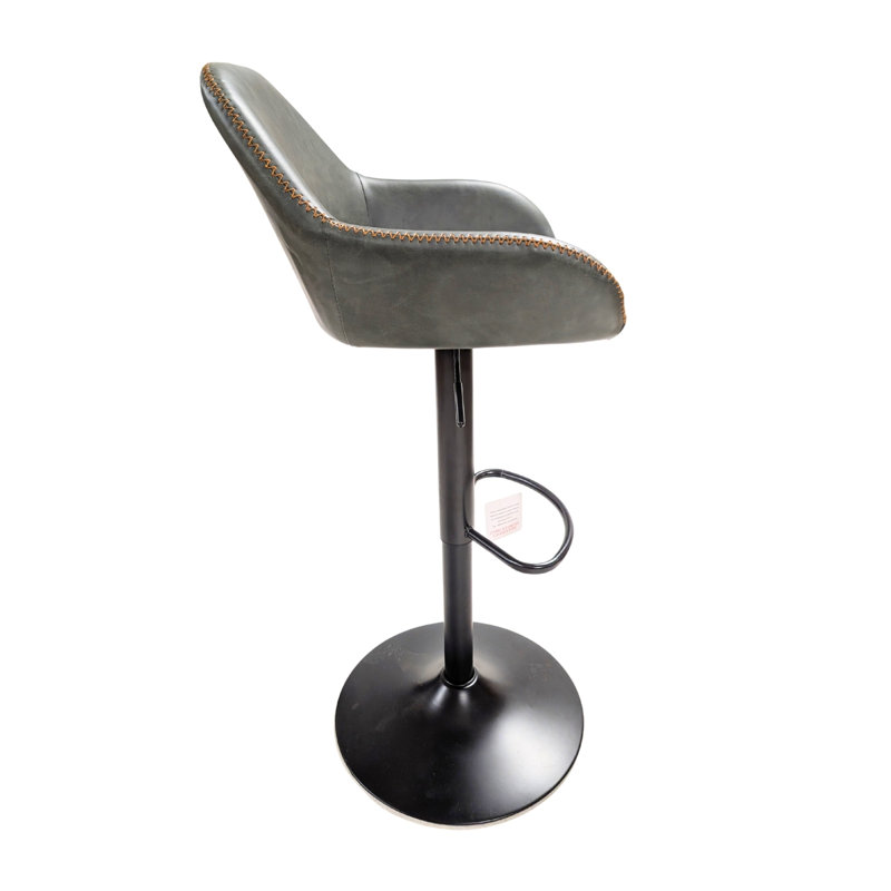 Upholstered Adjustable Height Counter Stool
