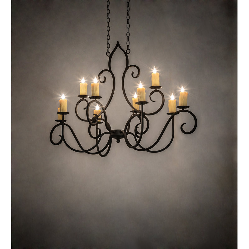 Clifton 10 - Light Chandelier, Oil Rubbed Bronze