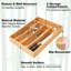 Natural 5-slot Bamboo Silverware Organizer-535902502