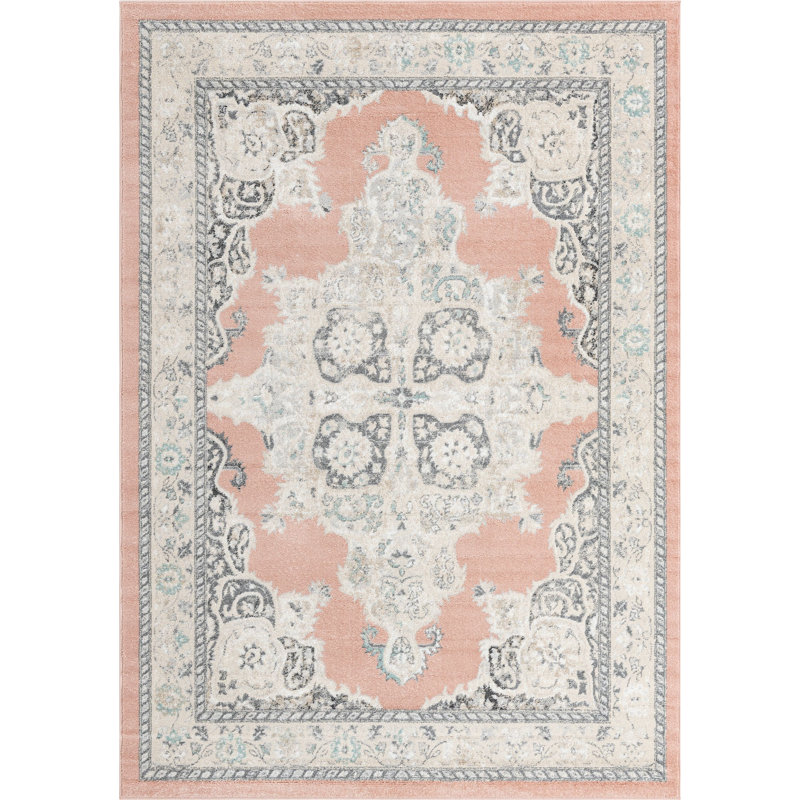 Troayurgh Oriental Indoor Rug, Rectangle 7' x 10'