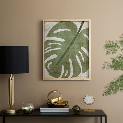 «Island Greenery II», reproduction encadrée - bois massif