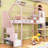 Twin Metal Loft Bed With Roof Design-1728595286