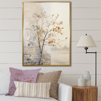" Minimalism Sycamore Tree Landscape "