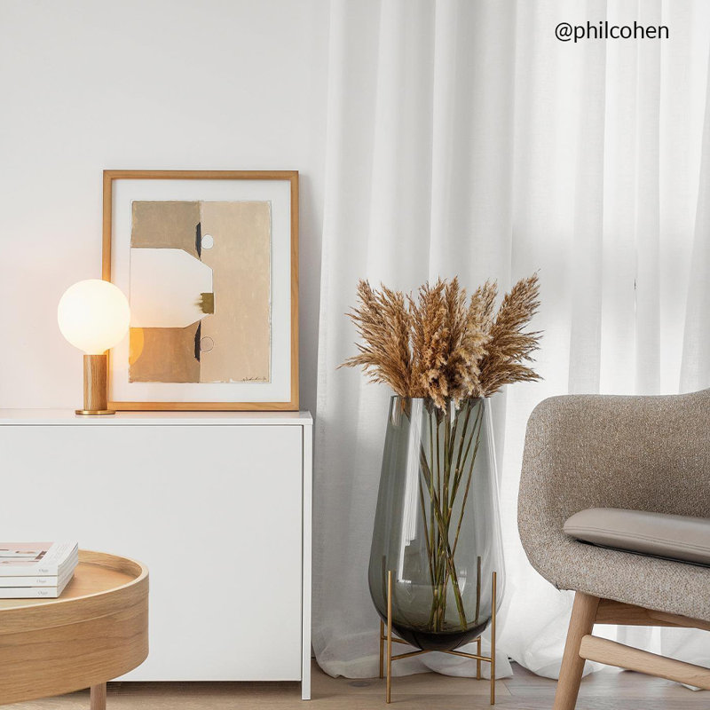 Knuckle Table Lamp, Oak