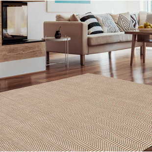 SantaAna Southwestern Handmade Handwoven Wool Taupe Area Rug