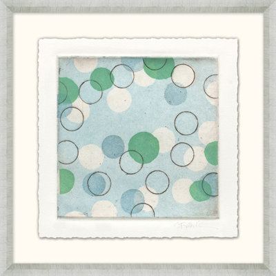 Bulles 3 - Peinture encadrée sur papier