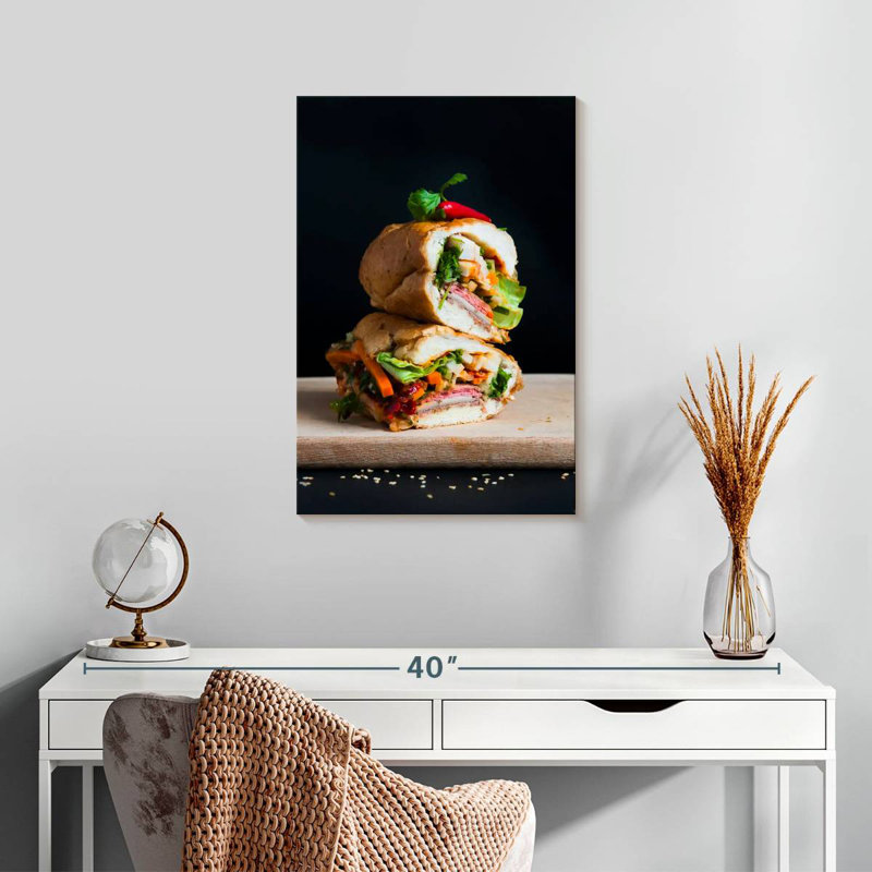 Yarlin Banh Mi Sandwich, 24" H x 16" W