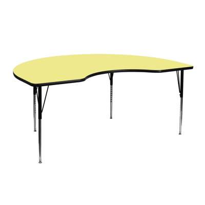 Goddard Commercial Adjustable Height Kidney Activity Table