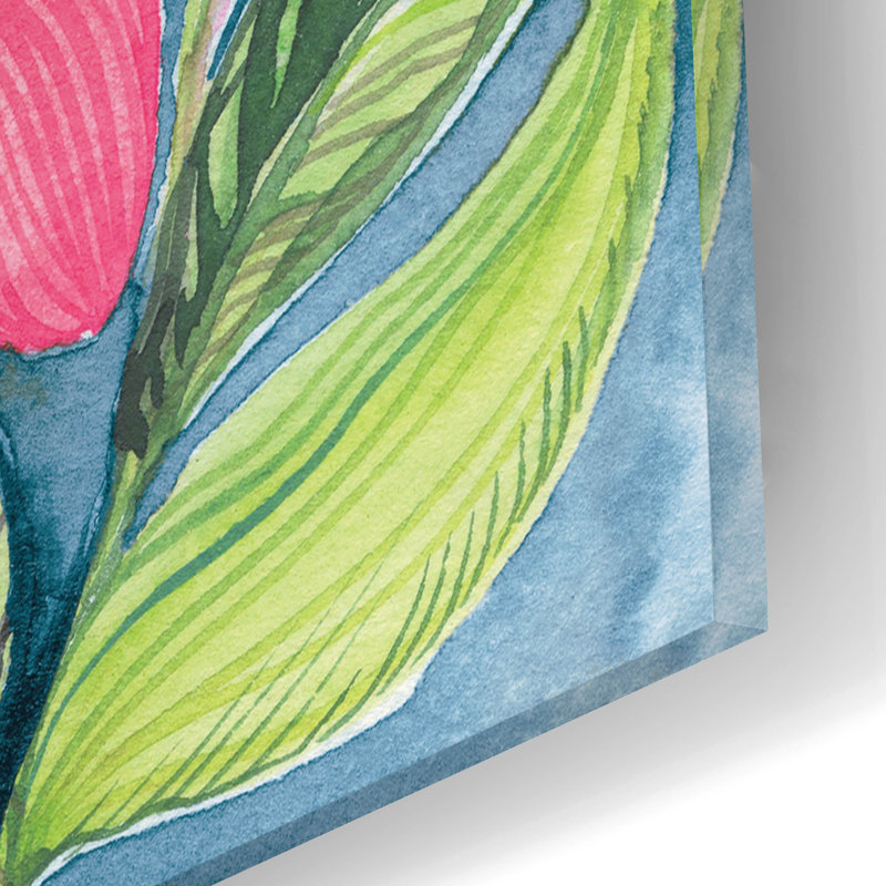 Art mural en verre Blooming Free, H 16 po x l 12 po x P 0,13 po